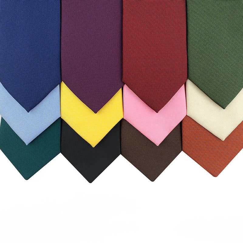 Men's Simple Solid Color Skinny Necktie - image 0