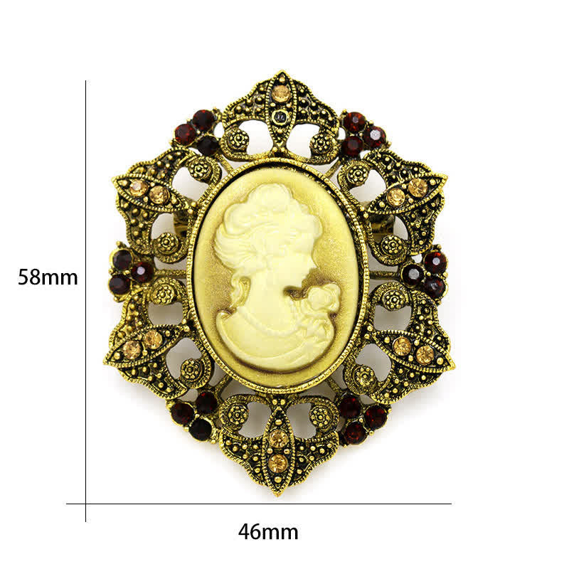 Women's Classic Cameo Victorian Brooch