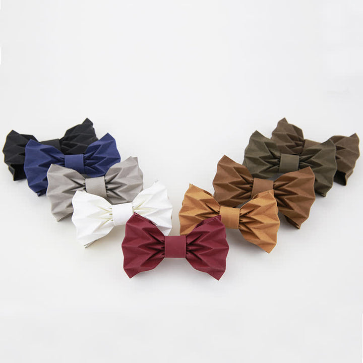 Men's Creative Environmental Kraft Paper Bow Tie