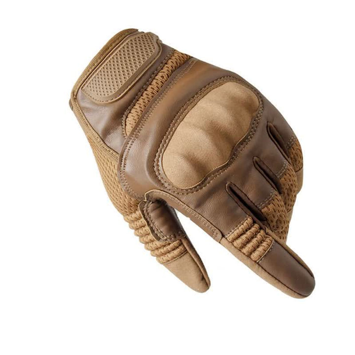 Rubber Hard Knuckle Touch Screen Tactical Gloves