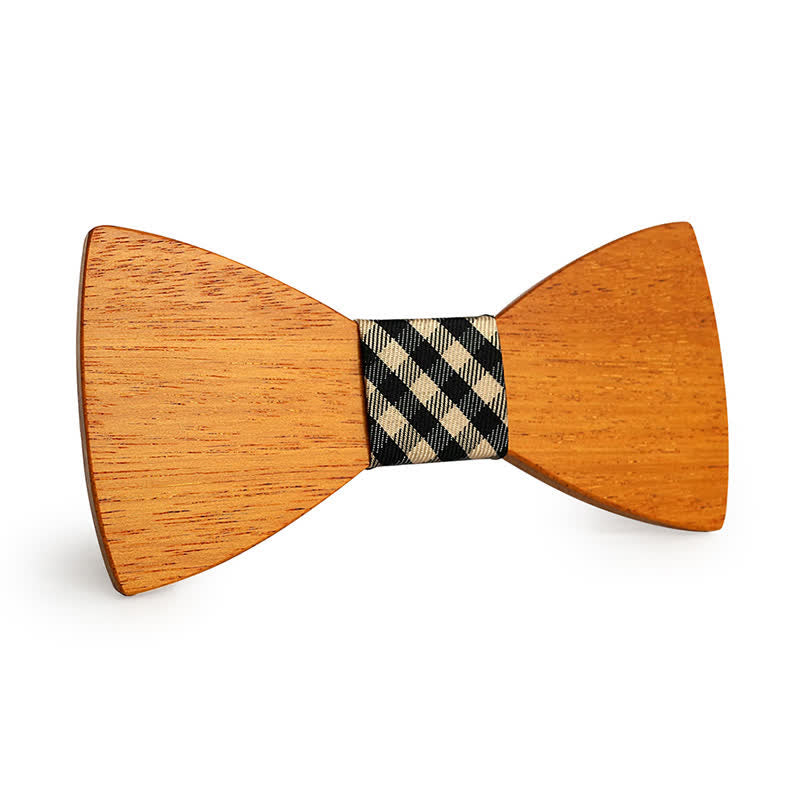 Men's Handmade Bamboo Wooden Bow Tie