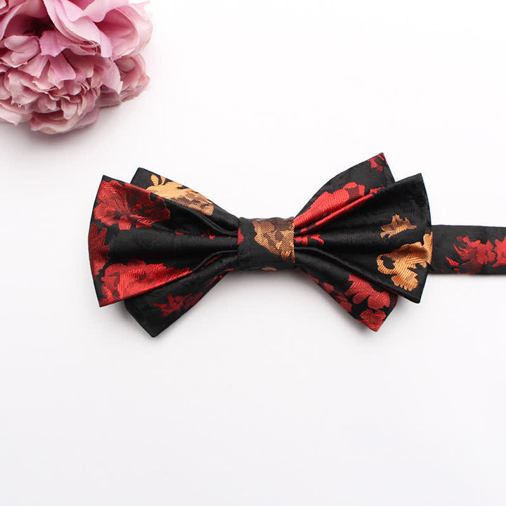 Men's Fangled Jacquard Texture Suit Bow Tie