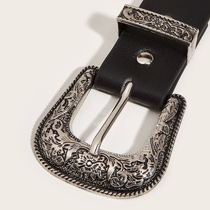 Women's Stunning Rivet Punk Style Leather Belt