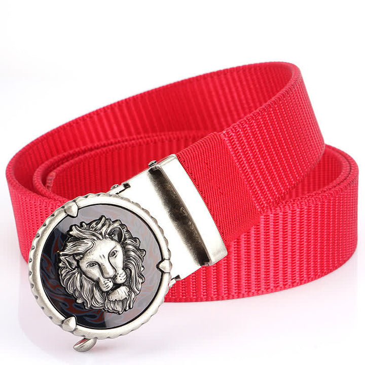 Men's Jungle Lion King Nylon Belt