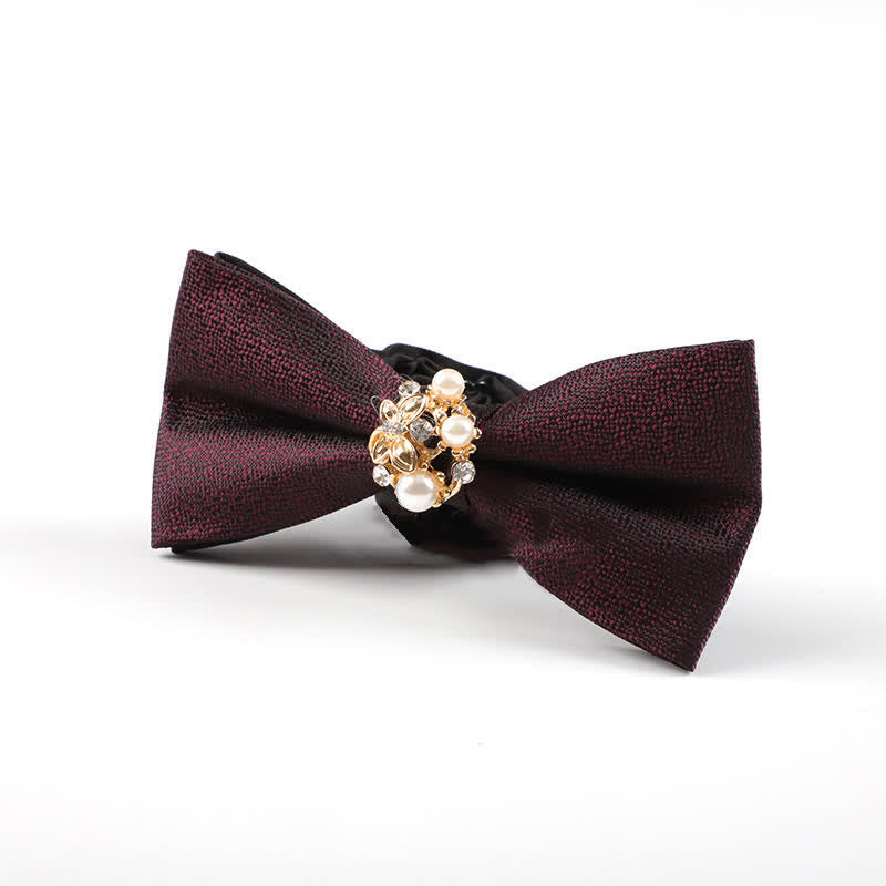 Men's Pearl Formal Tuxedo Bow Tie