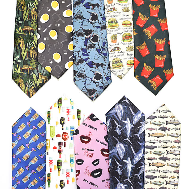 Men's Creative Funny Printed Necktie - image 1