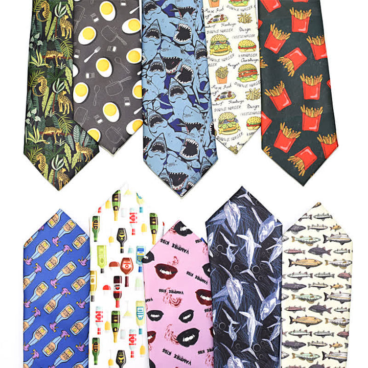 Men's Creative Funny Printed Necktie - image 1