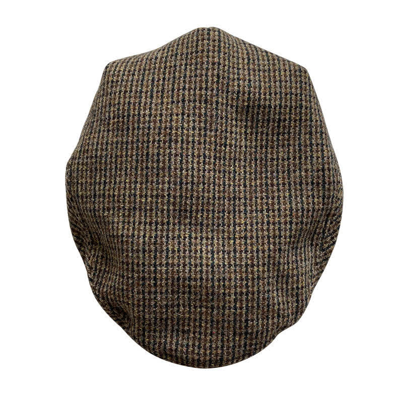 Leisure Ivy Houndstooth Beret Flat Cap