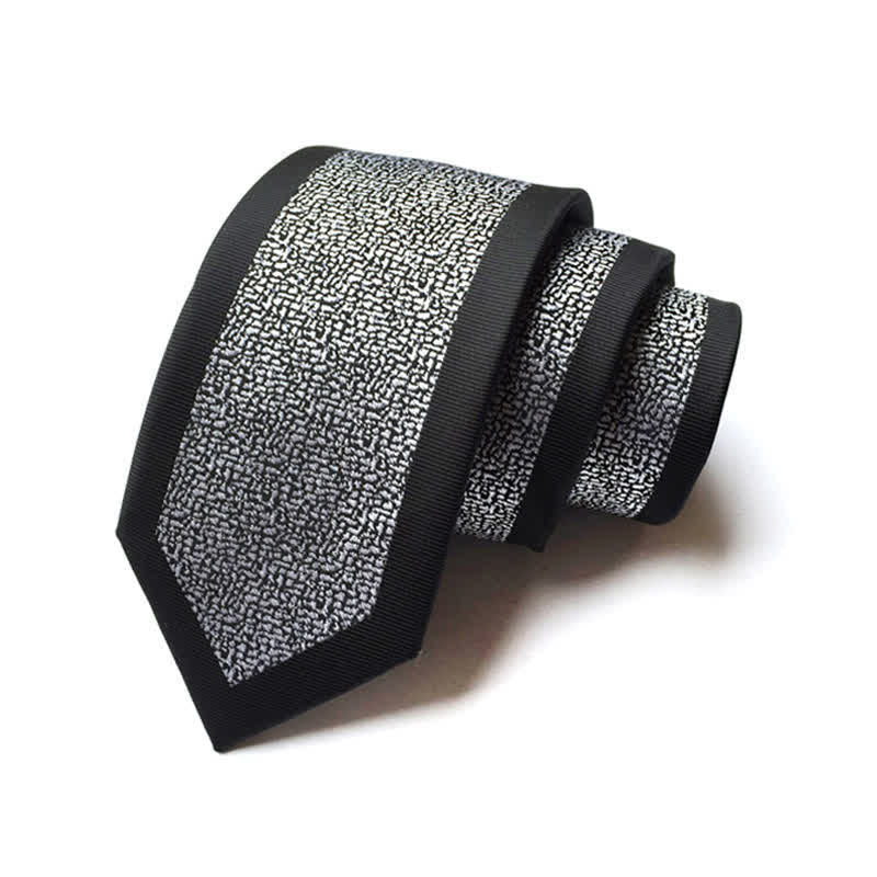 Men's Prestige Rock Grain Necktie - Gray - image 1