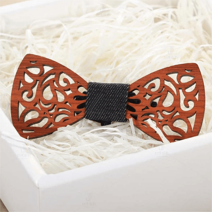 Men's Creative Funny Wooden Bow Tie