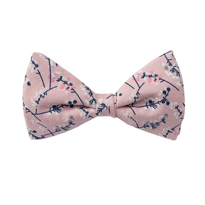 Men's Graphic Floral Wedding Bow Tie