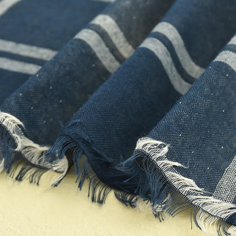 Men's Causal British Style Plaid Scarf - image 6