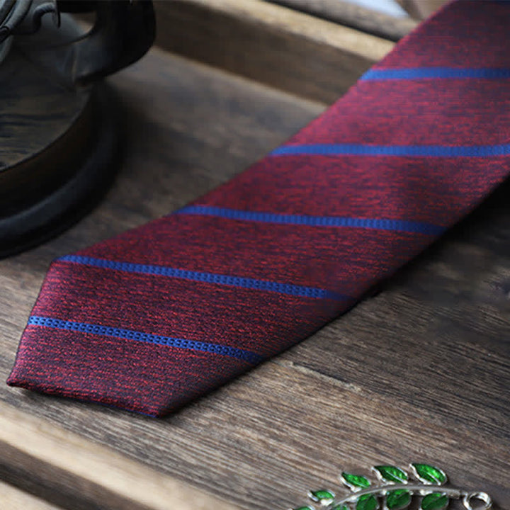 Men's Classic Pin-Striped Formal Necktie - image 15