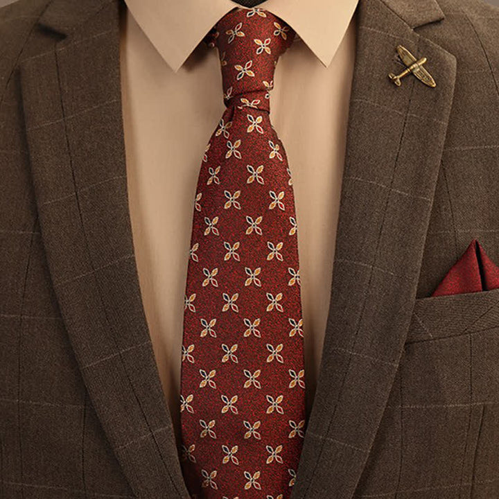 Men's Coloful Geometric Prints Necktie