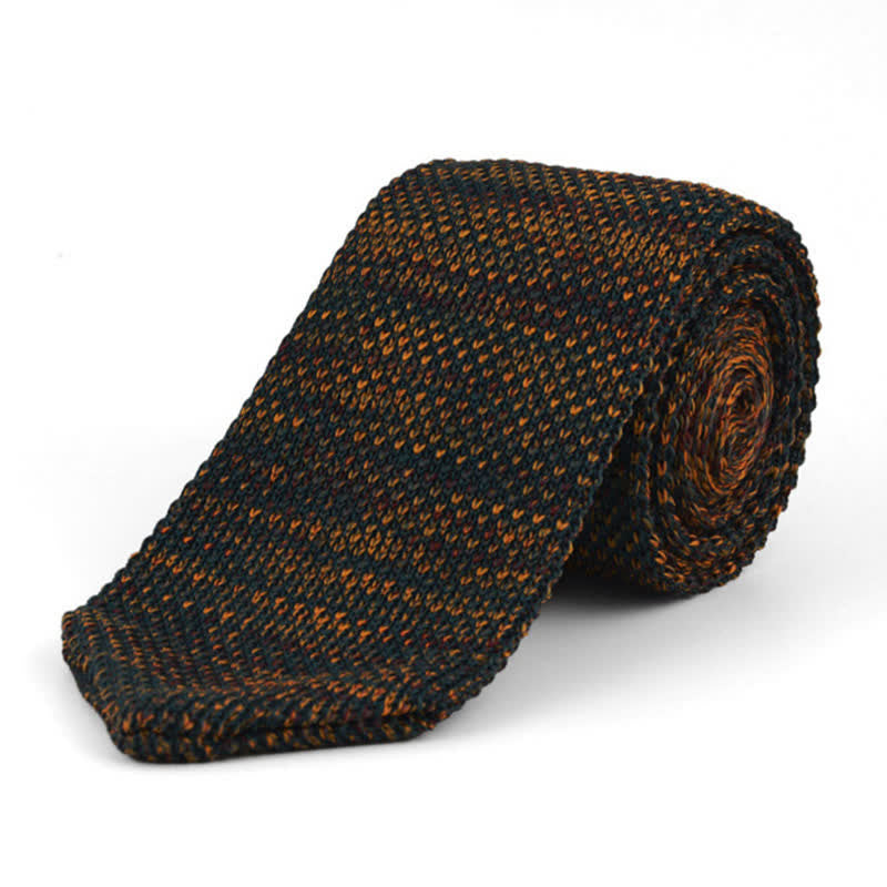 Men's Mixed Color Striped Knitted Necktie