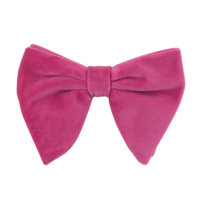 Men's Gentleman Oversize Droopy Velvet Bow Tie