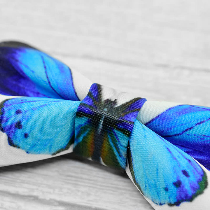 Men's Lifelike Printed Butterfly Bow Tie