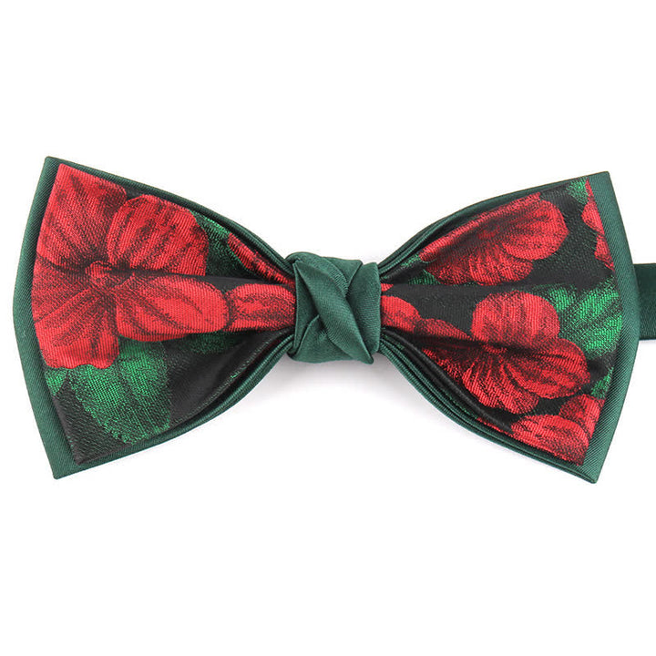 Men's Elegant Floral Botanical Bow Tie