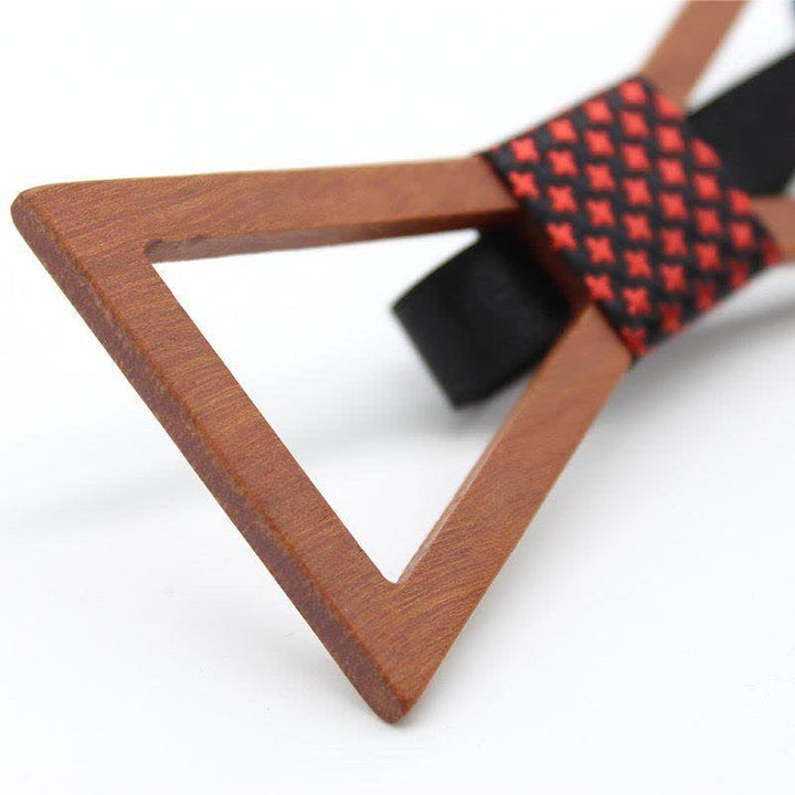 Men's Classic Framed Wooden Bow Tie