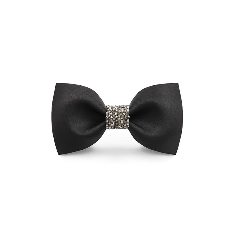 Men's Central Sparkly Accent Bow Tie