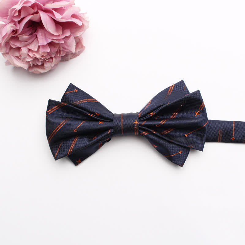 Men's Fangled Jacquard Texture Suit Bow Tie