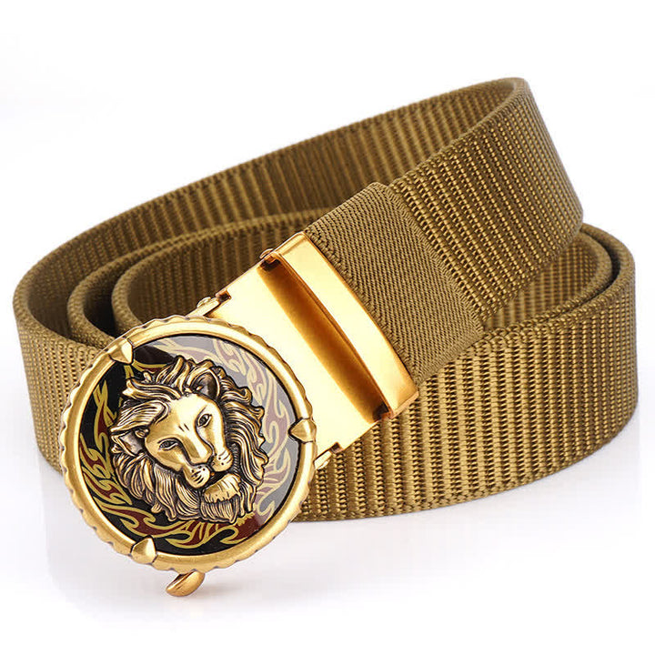 Men's Jungle Lion King Nylon Belt