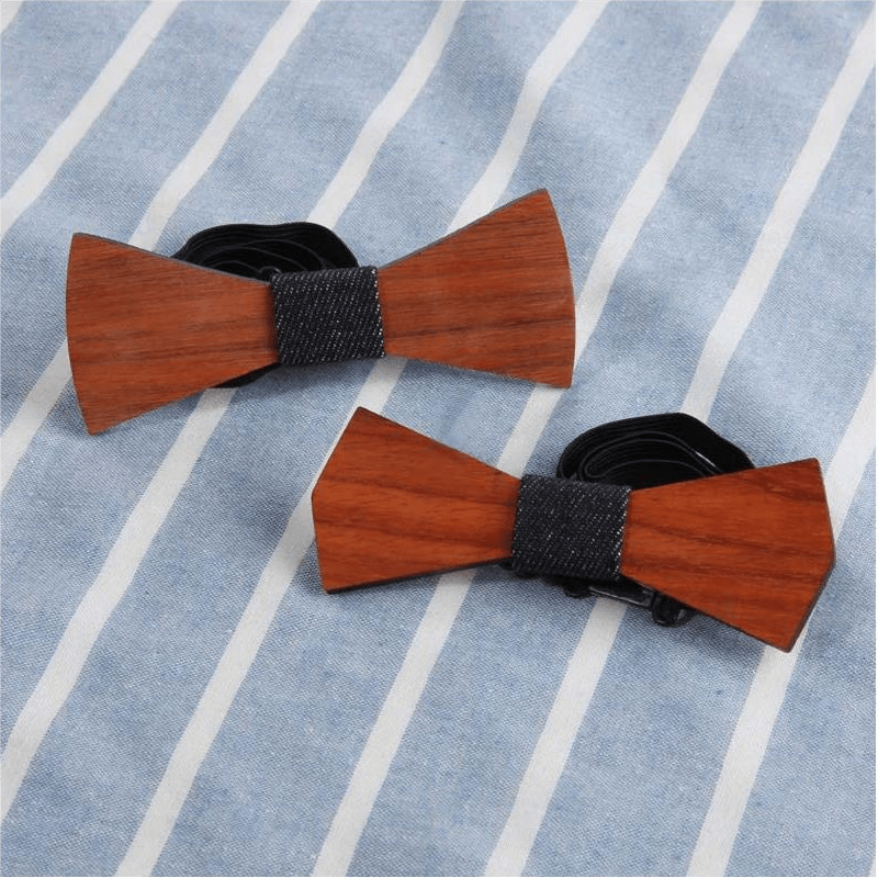 Men's Creative Funny Wooden Bow Tie