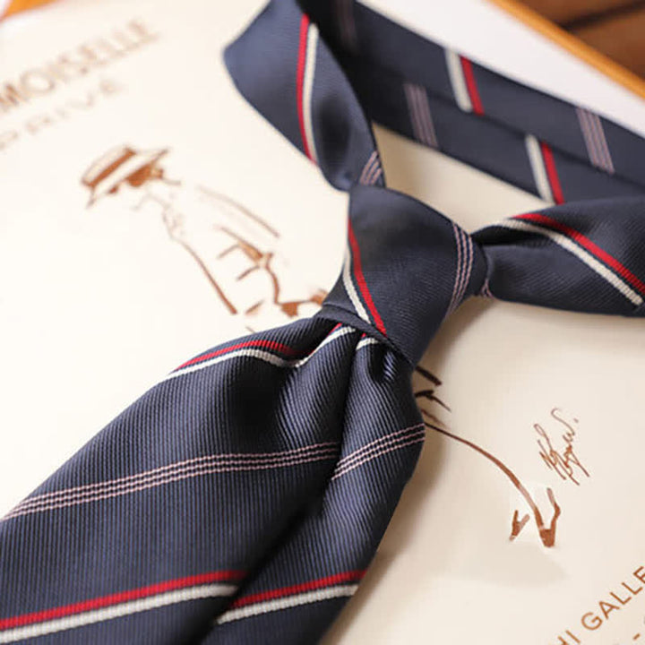 Men's Classical Daily Office Striped Necktie - image 16