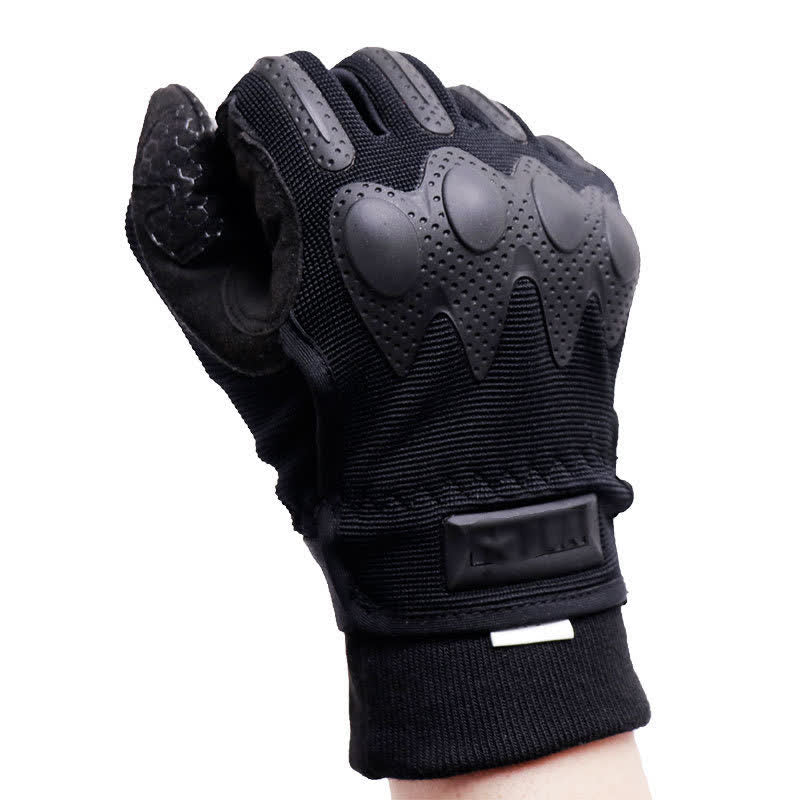 Outdoor Mountaining Full Finger Black Tactical Gloves