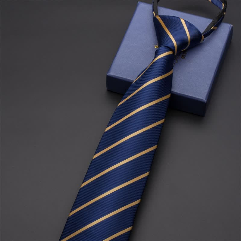 Men's Business Zipper Tie Novelty Necktie