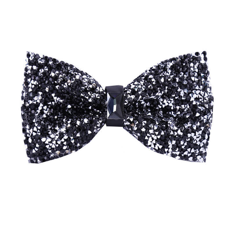 Men's Sparkle Star Glitter Crystal Bow Tie