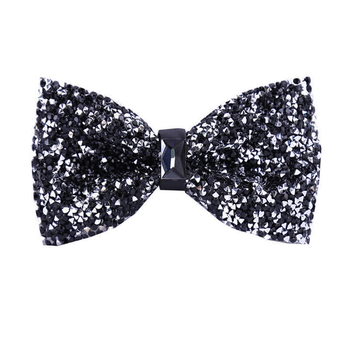 Men's Sparkle Star Glitter Crystal Bow Tie