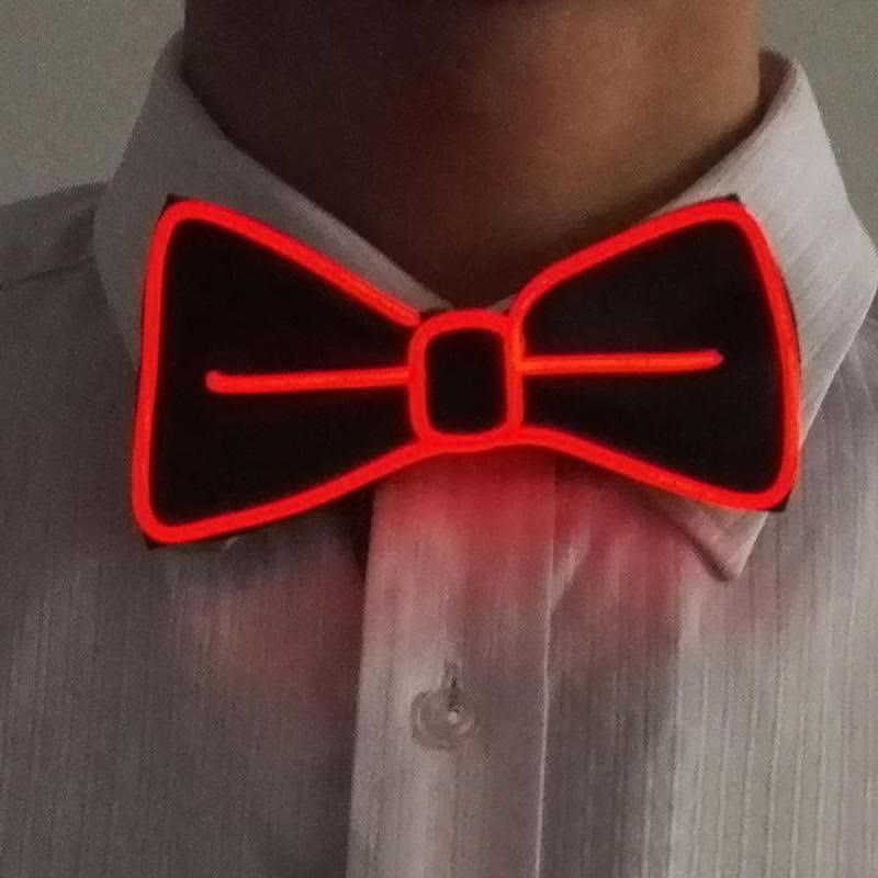 Men's LED Luminous Glowing Bow Tie