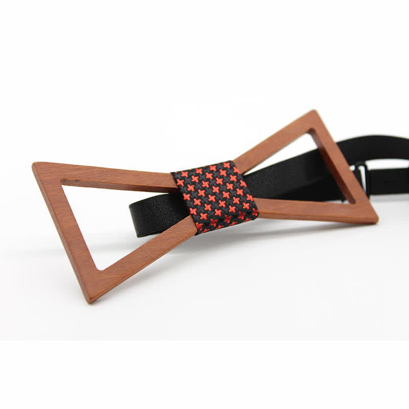 Men's Classic Framed Wooden Bow Tie