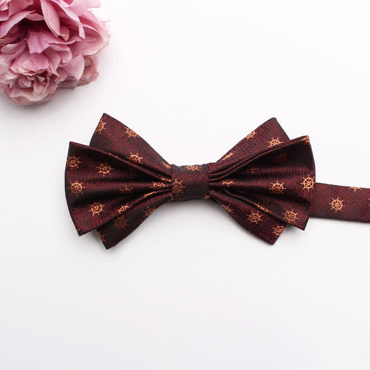 Men's Fangled Jacquard Texture Suit Bow Tie