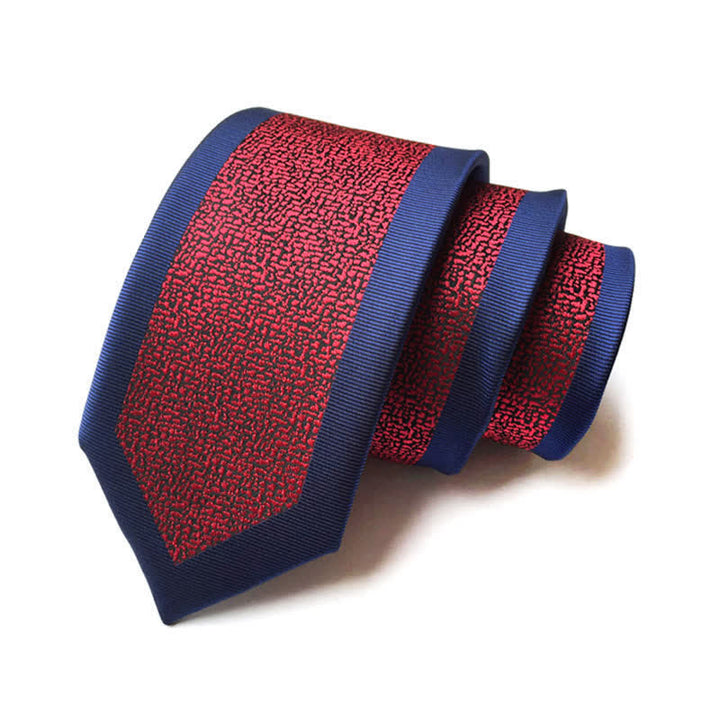 Men's Prestige Rock Grain Necktie - Burgundy - image 2