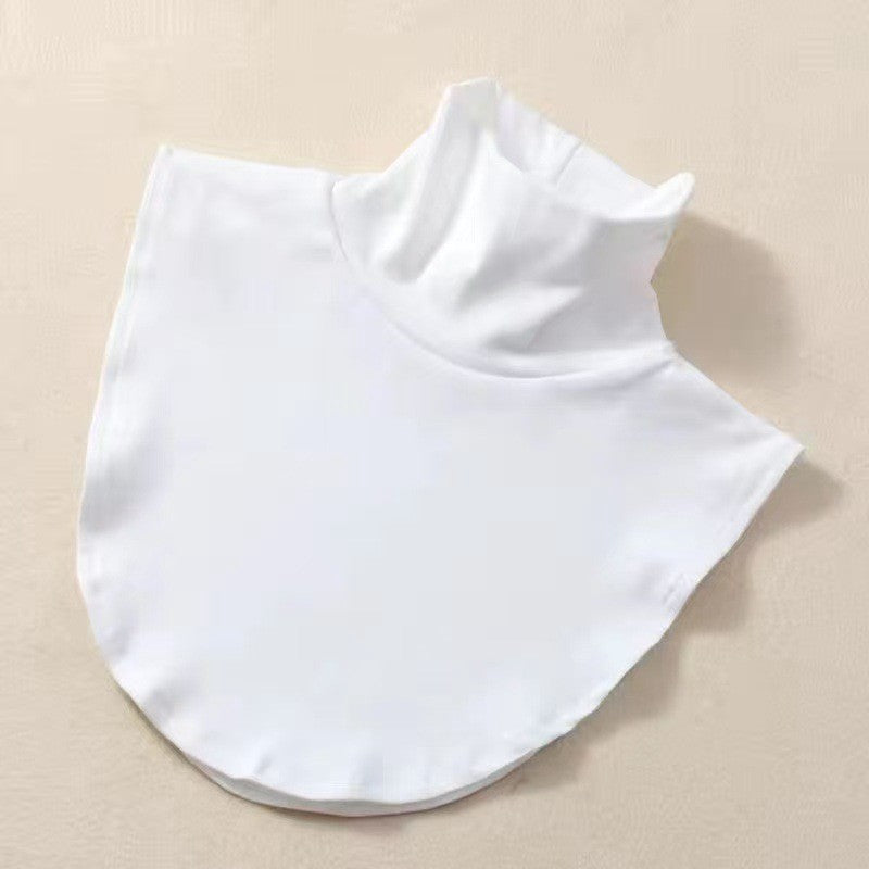 Warm Fleece Thickened Detachable Fake Turtleneck Collar - White / Thin - High Neck - One Size - image 17